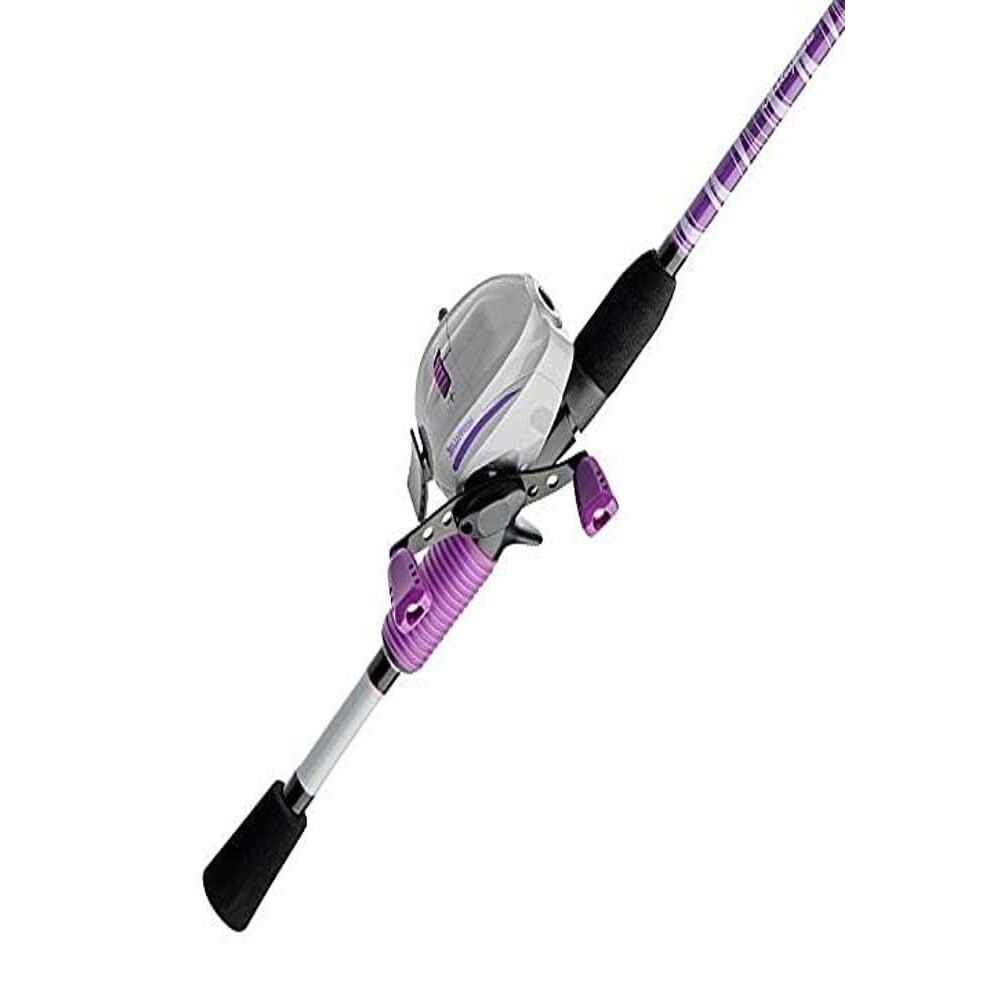 Shakespeare Jellyfish Spincast Reel & Fishing Rod Combo Purple 5'6" Medium 2pc